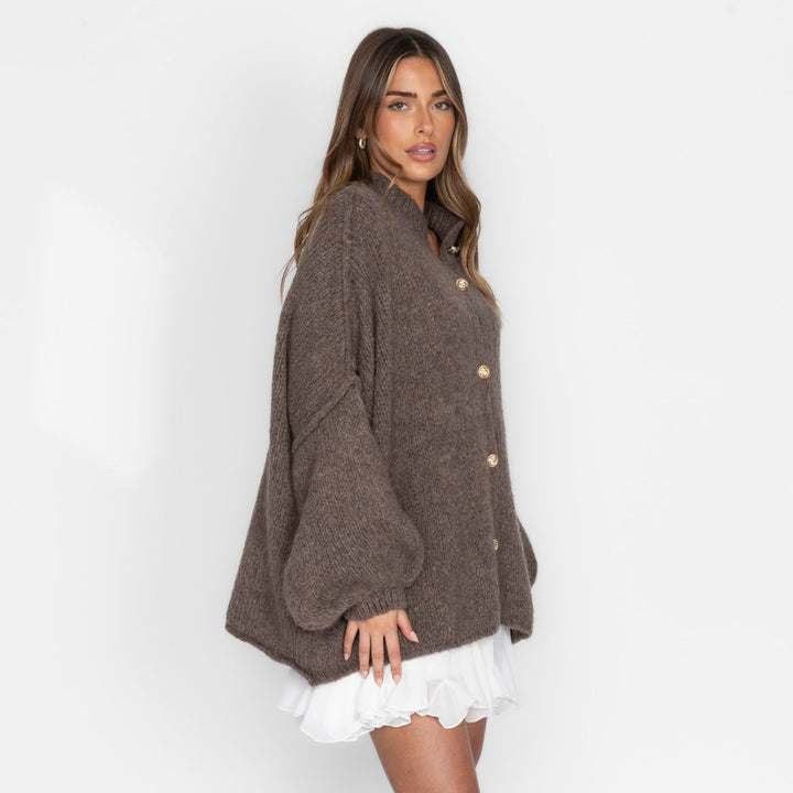 Cardigan surdimensionné "CozyGlam"