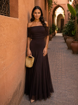 Robe Toledo en couleur marron