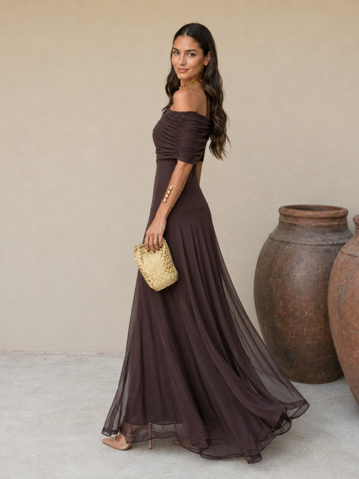 Robe Toledo en couleur marron