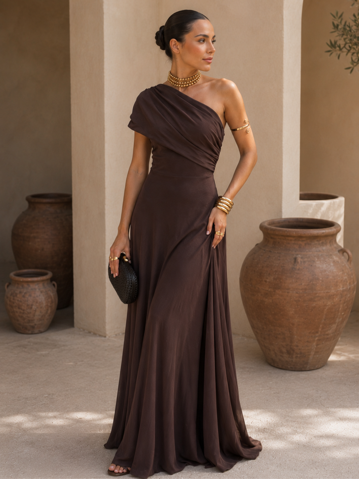 Robe Toledo en couleur marron