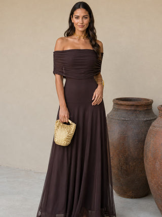 Robe Toledo en couleur marron