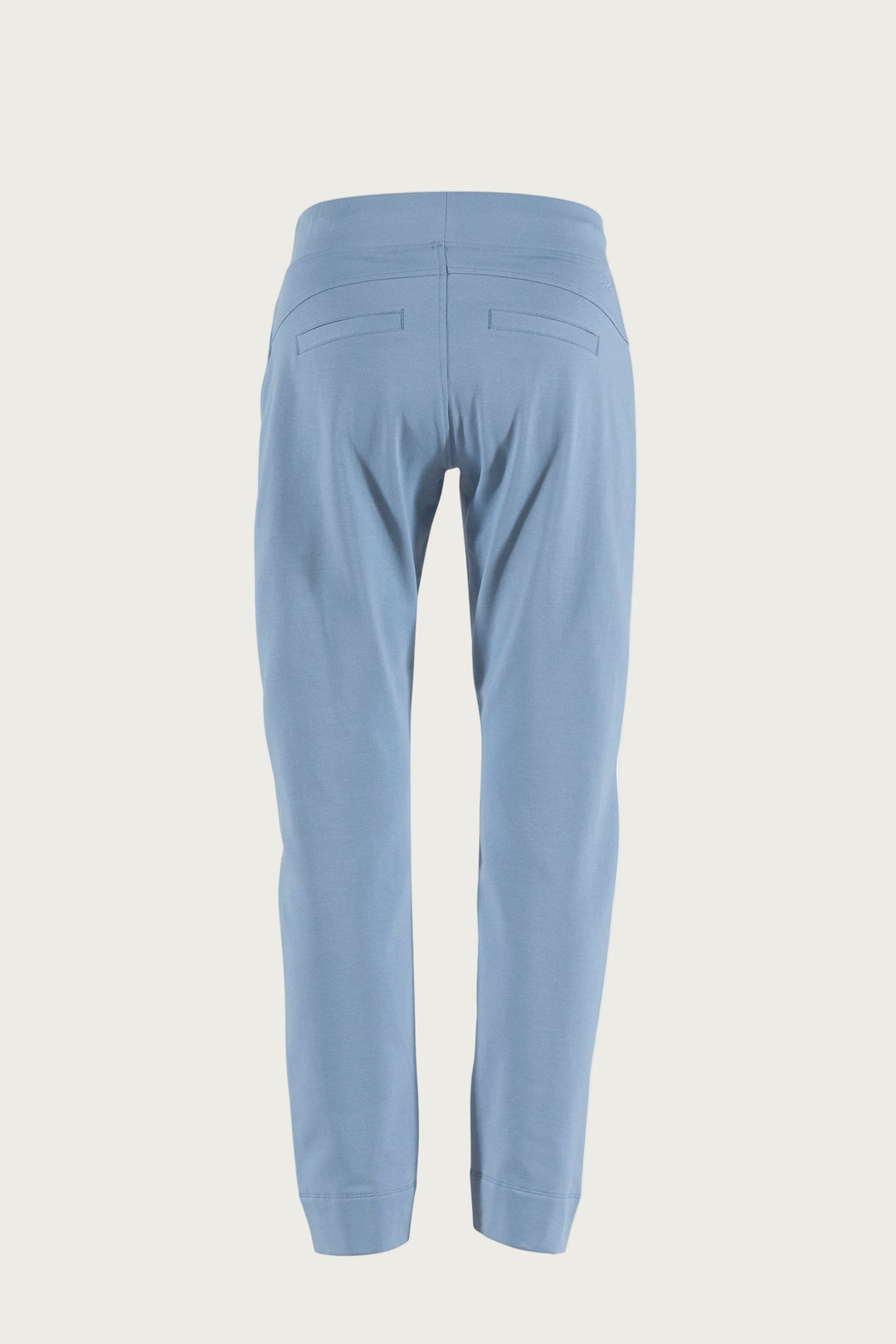 Pantalon Droit Stretch à Taille Élastiquée