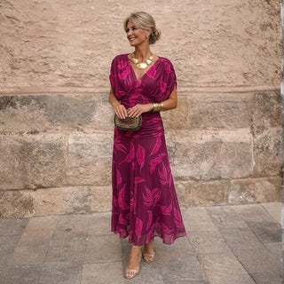 Mikaela | Robe Maxi à Épaules Dégagées
