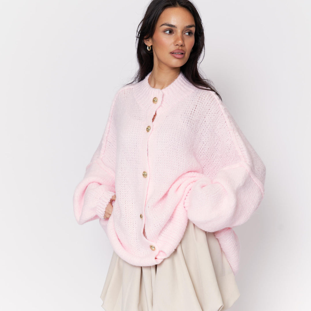 Cardigan surdimensionné "CozyGlam"