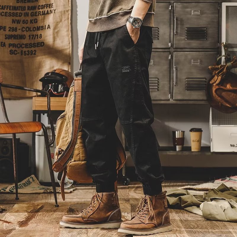 Pantalons Cargo Mode Amples pour Hommes