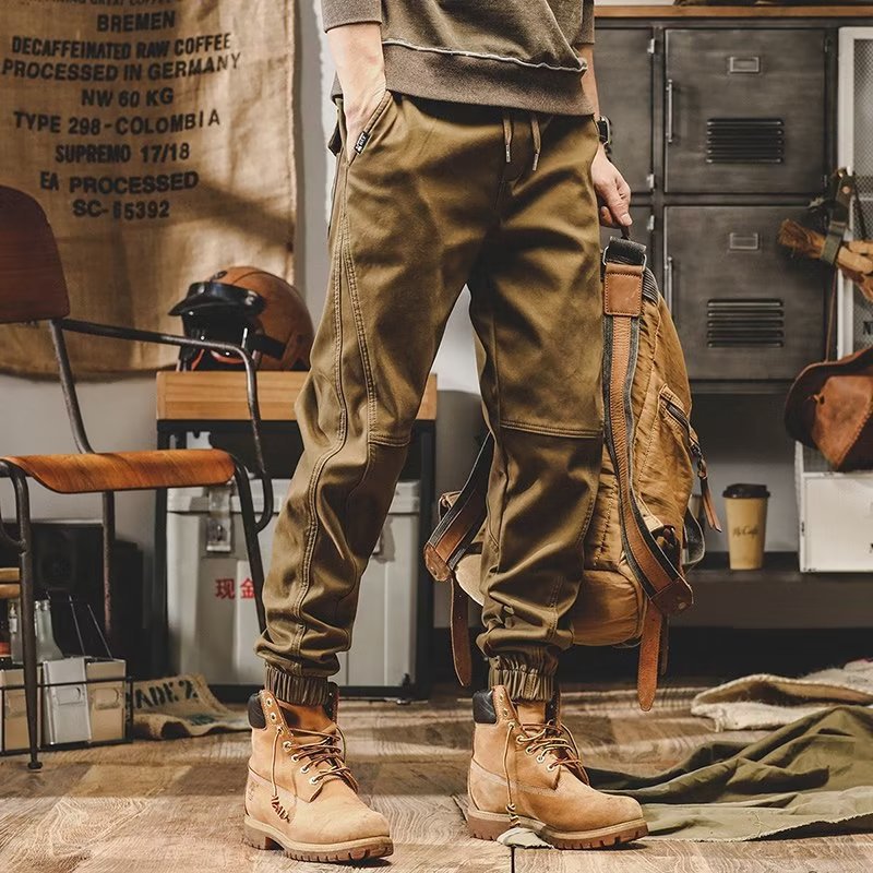 Pantalons Cargo Mode Amples pour Hommes