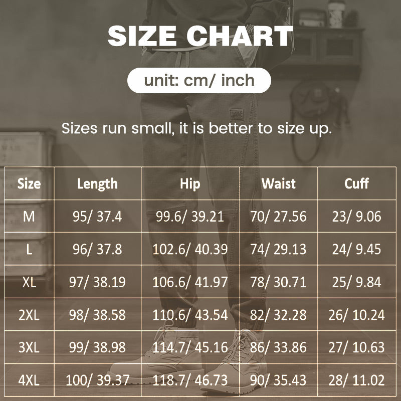 Pantalons Cargo Mode Amples pour Hommes