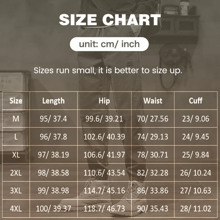 Pantalons Cargo Mode Amples pour Hommes