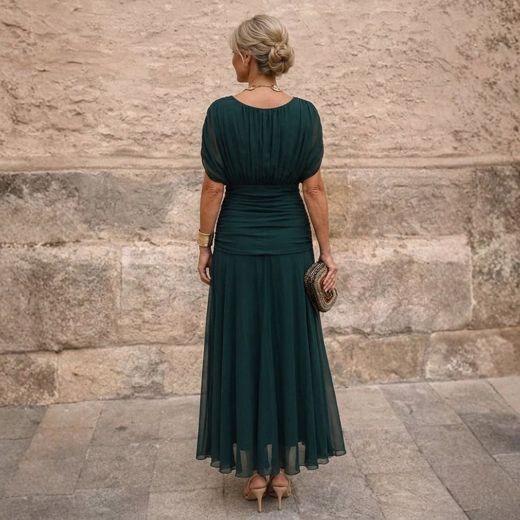 Mikaela | Robe Maxi à Épaules Dégagées