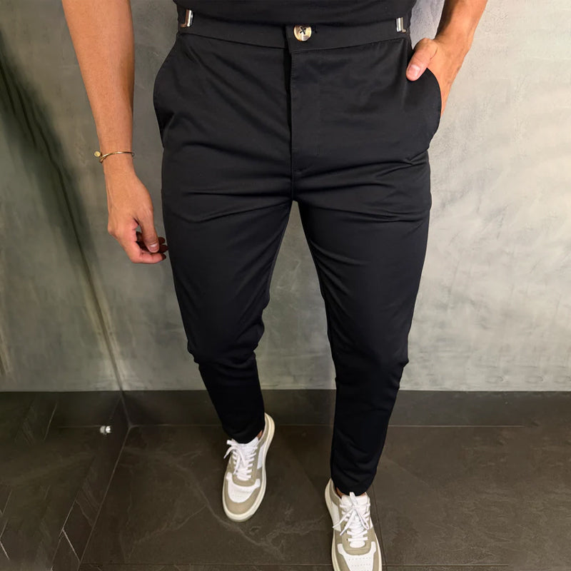 Pantalon extensible slim fit pour hommes