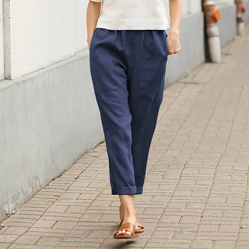 Pantalons Amples avec Poches