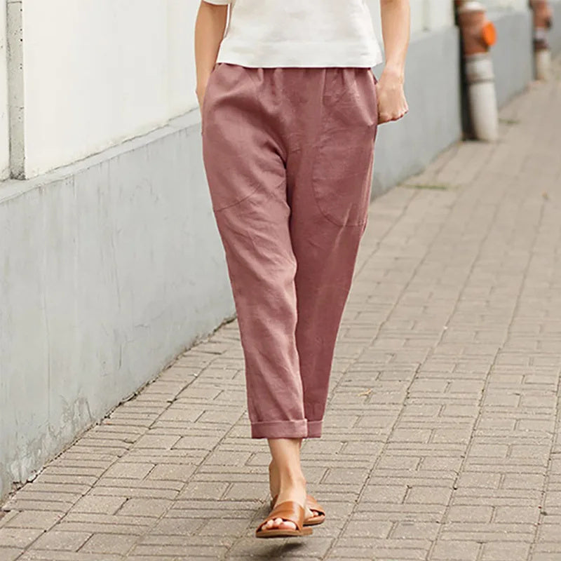 Pantalons Amples avec Poches