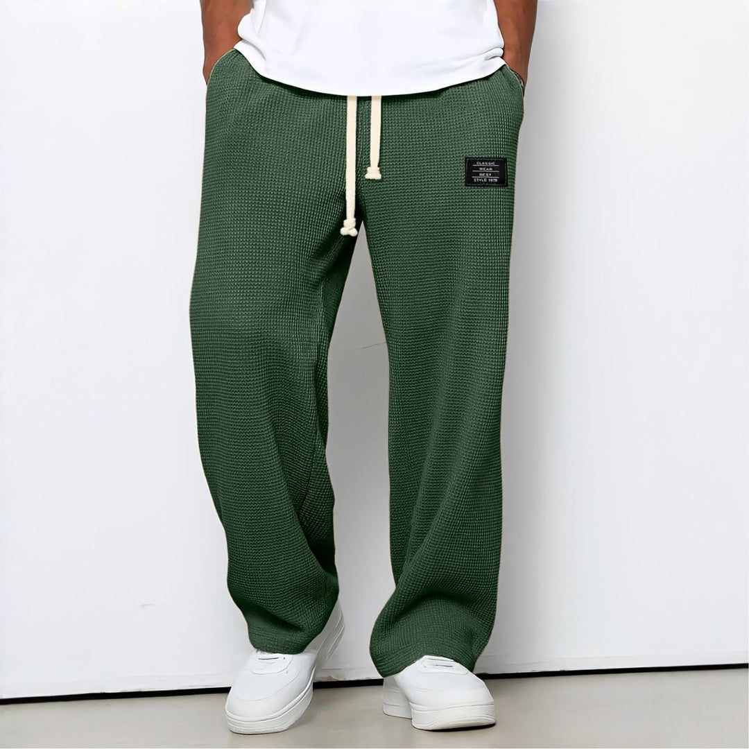 PANTALON AMPLE À TAILLE ÉLASTIQUE