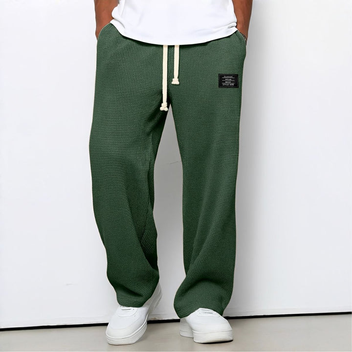 PANTALON AMPLE À TAILLE ÉLASTIQUE