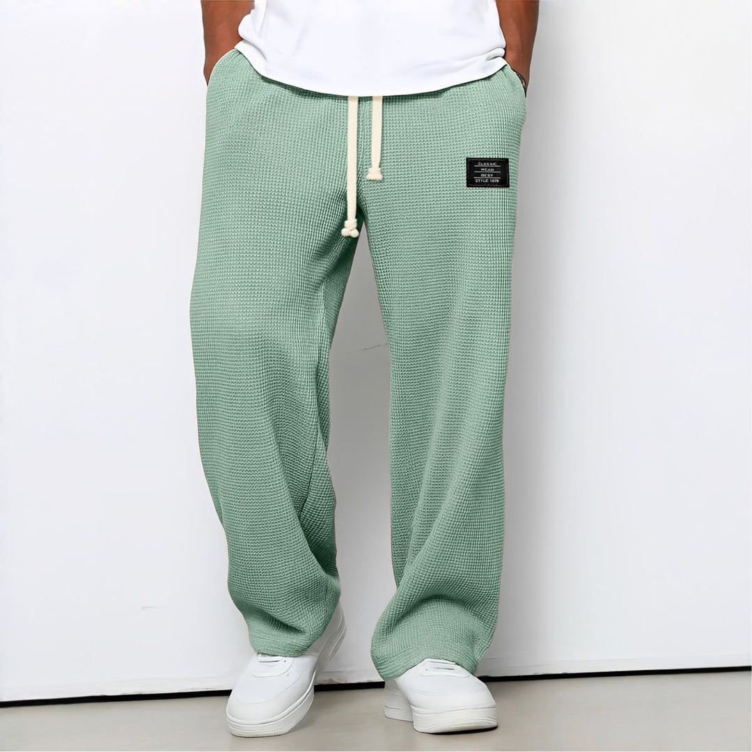 PANTALON AMPLE À TAILLE ÉLASTIQUE