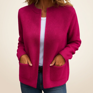 Gilet Zippé en Maille Douce Juliette