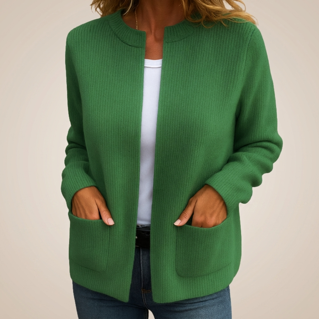 Gilet Zippé en Maille Douce Juliette