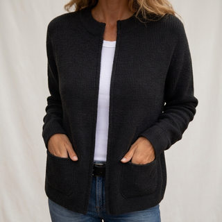 Gilet Zippé en Maille Douce Juliette