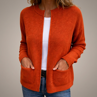 Gilet Zippé en Maille Douce Juliette