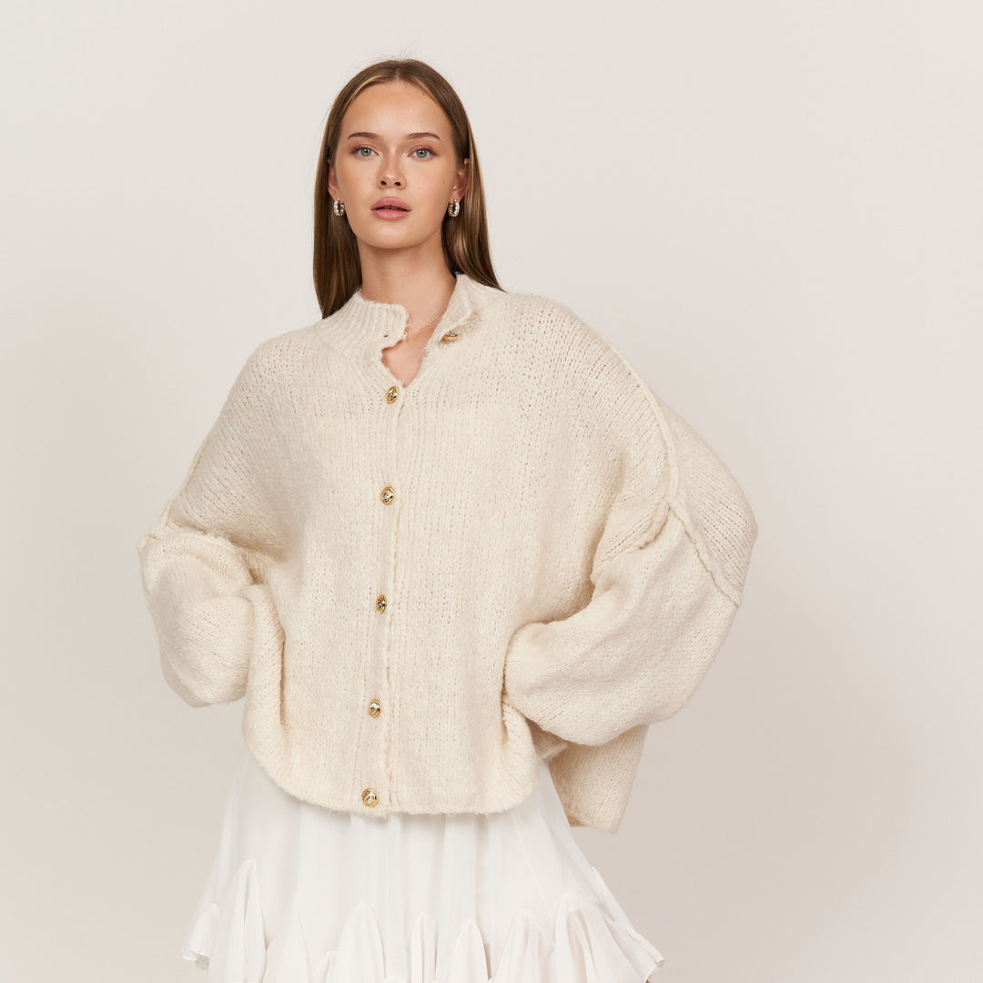 Cardigan surdimensionné "CozyGlam"