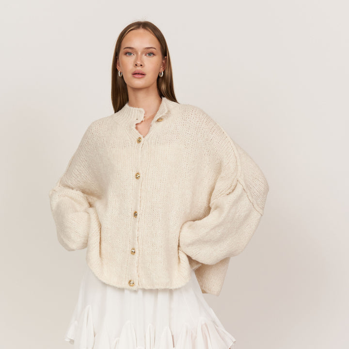 Cardigan surdimensionné "CozyGlam"