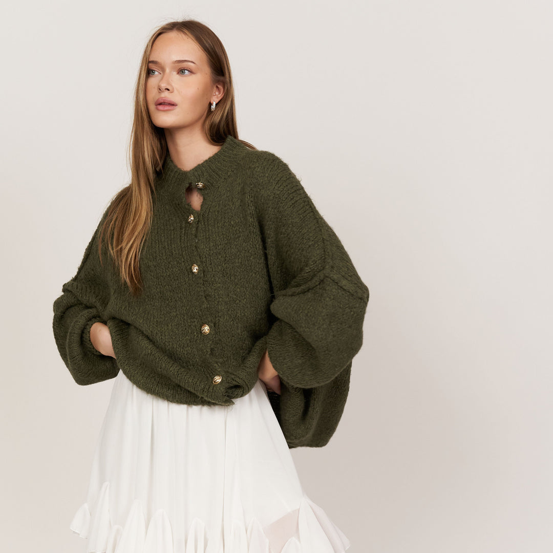 Cardigan surdimensionné "CozyGlam"