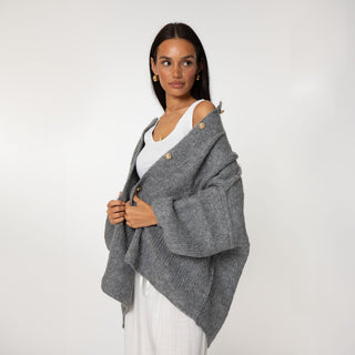 Cardigan surdimensionné "CozyGlam"