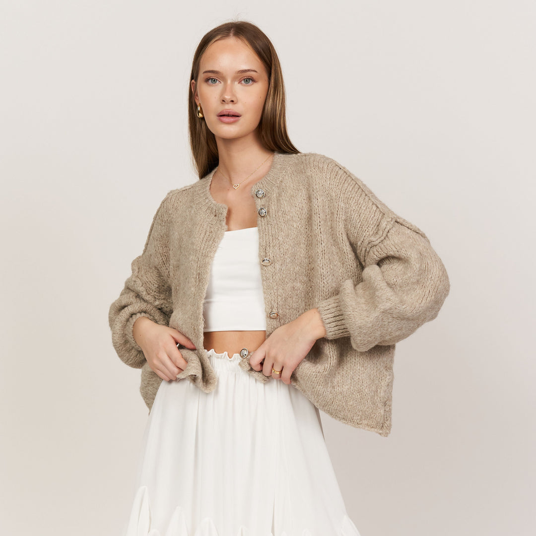 Cardigan Oversize Court "CozyGlam"