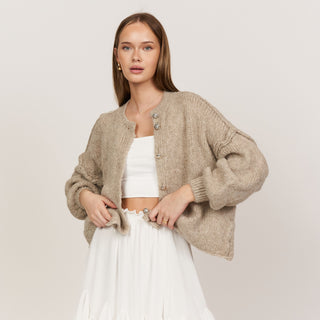 Cardigan Oversize Court "CozyGlam"