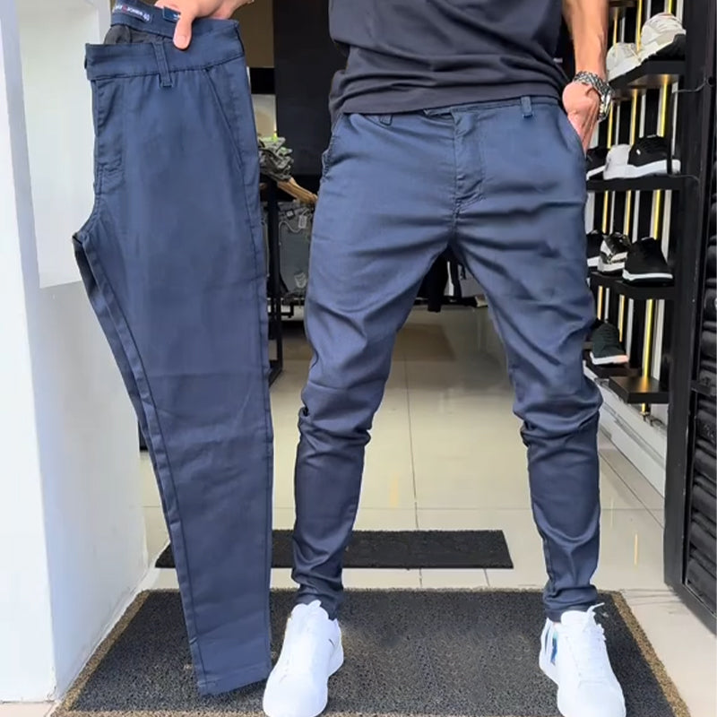 Pantalons décontractés ajustés pour hommes