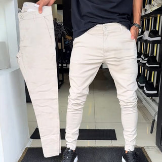 Pantalons décontractés ajustés pour hommes