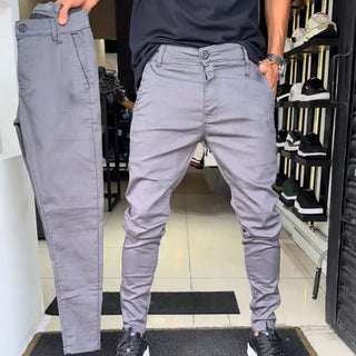 Pantalons décontractés ajustés pour hommes