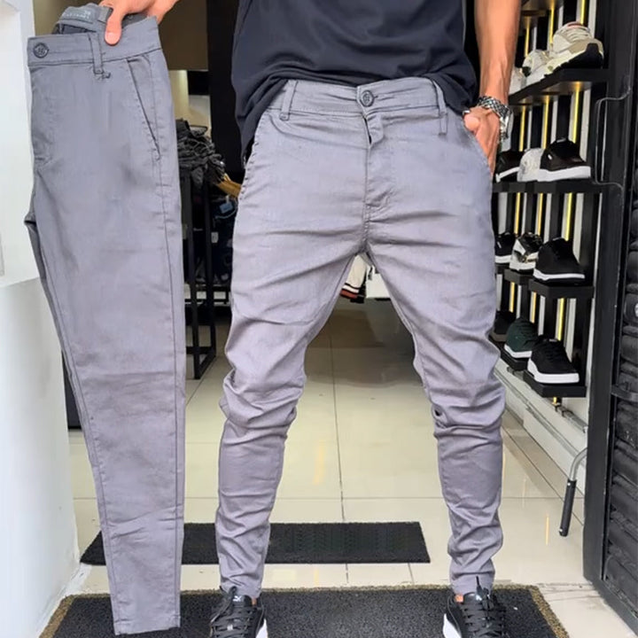 Pantalons décontractés ajustés pour hommes