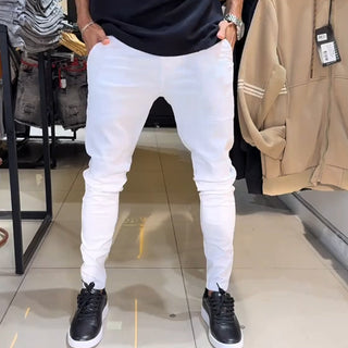 Pantalons décontractés ajustés pour hommes