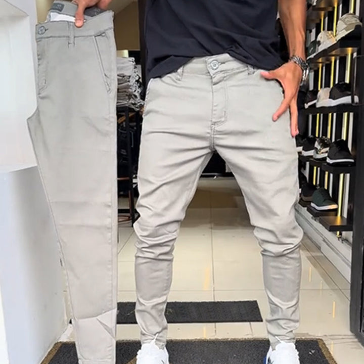 Pantalons décontractés ajustés pour hommes