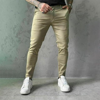 Pantalons décontractés ajustés pour hommes