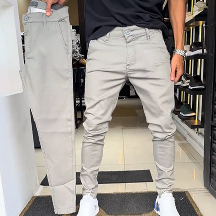 Pantalons décontractés ajustés pour hommes