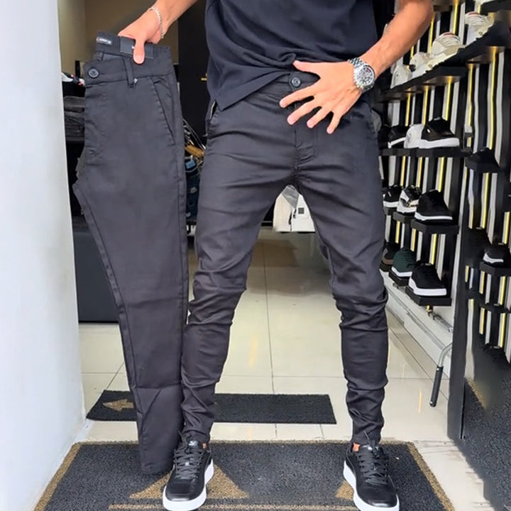 Pantalons décontractés ajustés pour hommes